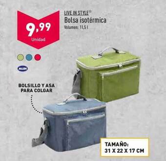 ALDI Live In Style Bolsa Isotérmica oferta