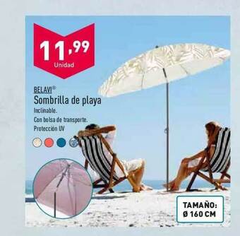 ALDI Belavi Sombrilla De Playa oferta