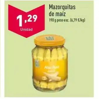 ALDI Mazorquitas De Maíz oferta