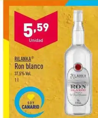 ALDI Rilanka Ron Blanco oferta