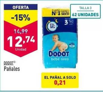 ALDI Dodot Pañales oferta