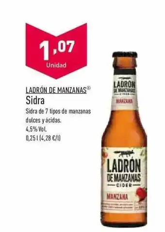 ALDI Ladrón De Manzanas Sidra oferta