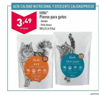 ALDI Kimba Pienso Para Gatos oferta