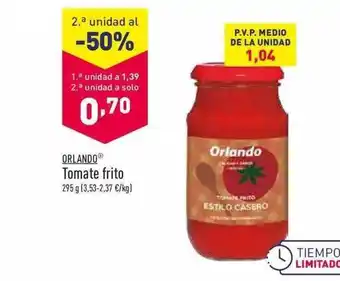 ALDI Orlando Tomate Frito oferta