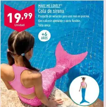 ALDI Make Me Lovely Cola de sirena + 6 años oferta
