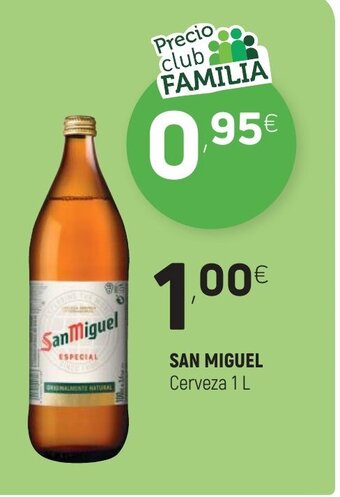 Coviran San Miguel Cerveza 1L oferta