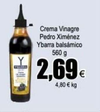 FROIZ Crema Vinagre Pedro Ximénez Ybarra balsamico 560 g oferta
