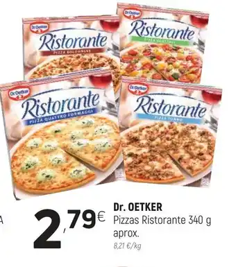 Coviran Dr. Oetker Pizzas Ristorante 340g oferta
