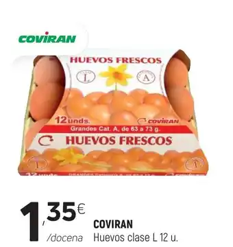 Coviran oviran Huevos clase L 12u oferta