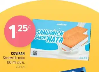 Coviran Coviran Sándwich nata 100ml x 6 u oferta