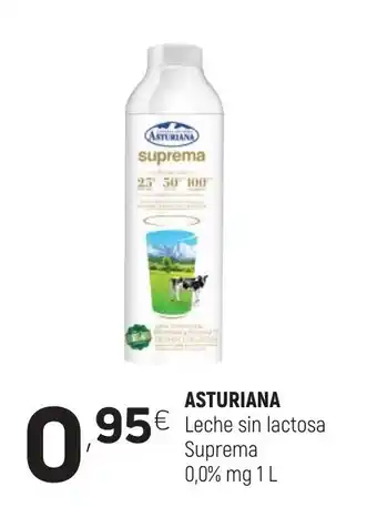 Coviran Asturiana Leche sin lactosa Suprema 0,0%mg 1L oferta