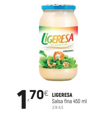 Coviran Ligeresa Salsa fina 450ml oferta