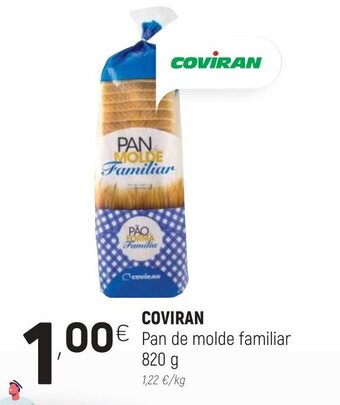 Coviran Coviran Pan de molde familiar 820g oferta