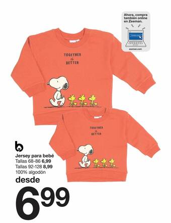 Zeeman Jersey Para Bébé oferta