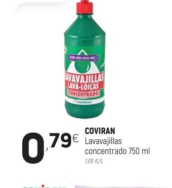 Coviran Coviran lavavajillas concentrado 750ml oferta