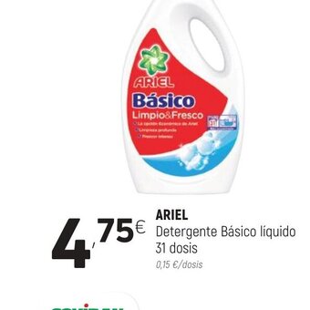 Coviran Ariel Detergente Básico liquido 31 dosis oferta