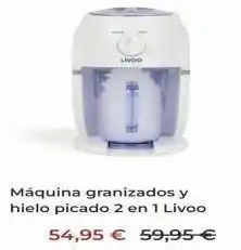 Culinarium Livoo máquina granizados y hielo picado 2 en 1 livoo 54,95 € 59,95 € oferta