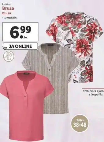 Lidl Esmara Brusa Blusa 3 models oferta