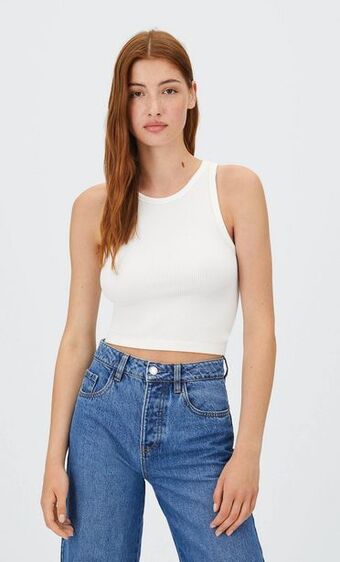 Stradivarius Camiseta racer seamless oferta