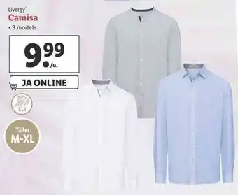 Lidl Livergy Camisa 3 models oferta