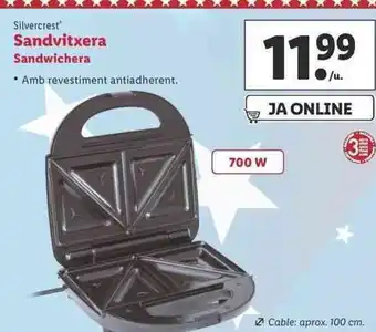 Lidl Sandvitxera Sandwichera oferta