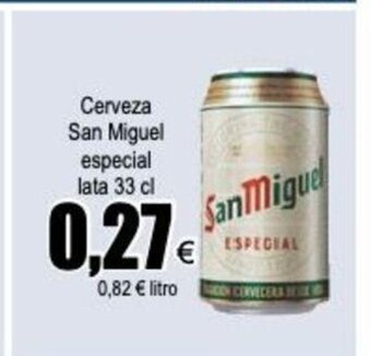 FROIZ Cerveza San Miguel especial lata 33 cl oferta