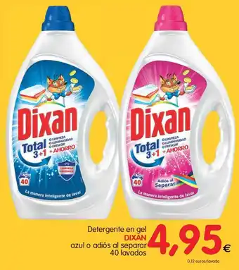 Alimerka Dixan Detergente en gel 40 lavados oferta
