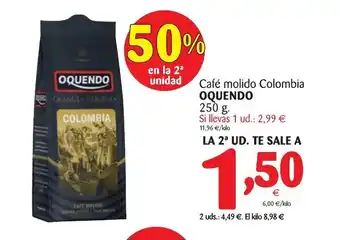 Alimerka Oquendo Café molido Colombia 250g oferta