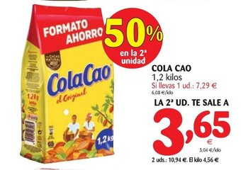 Alimerka Cola Cao 1,2 kilos oferta
