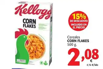 Alimerka Kellogg's Corn Flakes Cereales 500g oferta