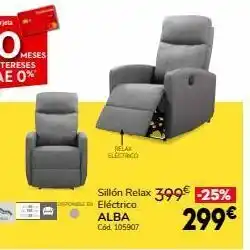Conforama Sillón Relax eléctrico oferta