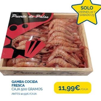 Supermercados La Despensa Gamba cocida fresca oferta