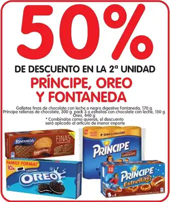 Alimerka Príncipe, Oreo y Fontaneda 50% de descuento oferta