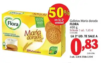 Alimerka Flora Galletas María dorada 400g oferta