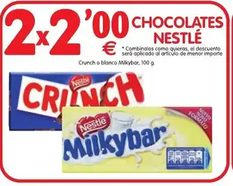 Alimerka Nestlé Chocolates oferta