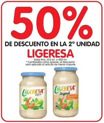 Alimerka Ligeresa 50% de descuento oferta