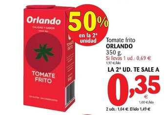 Alimerka Orlando Tomate frito 350g oferta