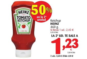 Alimerka Heinz Ketchup 460g oferta