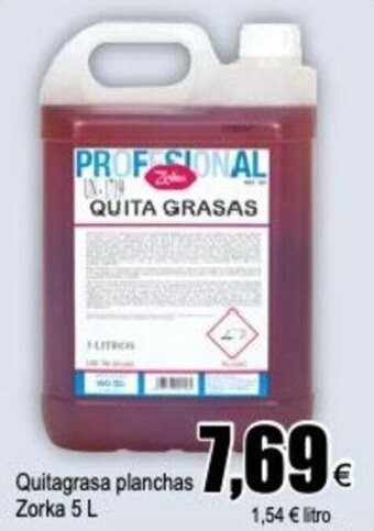 FROIZ Zorka Quitagrasa planchas 5 L oferta