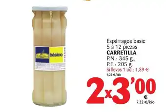 Alimerka Carretilla Espárragos basic 5 a 12 piezas oferta