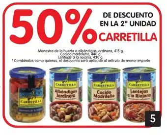 Alimerka Carretilla 50% de descuento oferta