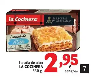 Alimerka La Cocinera Lasaña de atún 530g oferta