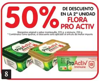 Alimerka Flora Pro Activ 50% de descuento oferta