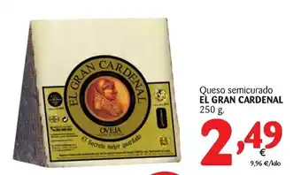 Alimerka El Gran Cardenal Queso semicurado 250g oferta