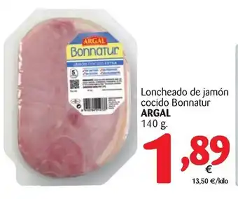 Alimerka Argal Bonnatur Loncheado de jamón cocido 140g oferta