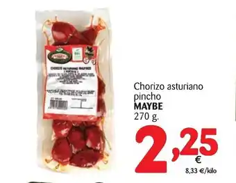 Alimerka Maybe Chorizo asturiano pincho 270g oferta