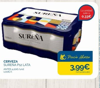 Cash Ecofamilia Cerveza Sureña P12 Lata oferta