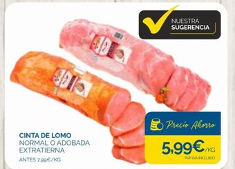 Cash Ecofamilia Cinta De Lomo Normal O Adobada Extratierna oferta