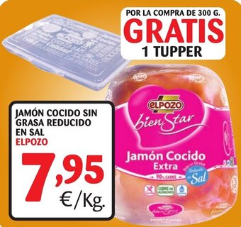 Alimerka Elpozo Jamón cocido sin Grasa Reducido en sal oferta