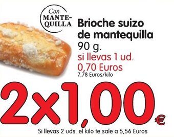Alimerka Brioche suizo de mantequilla 90g oferta